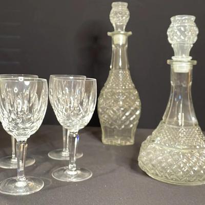 Waterford Glasses And Decanters