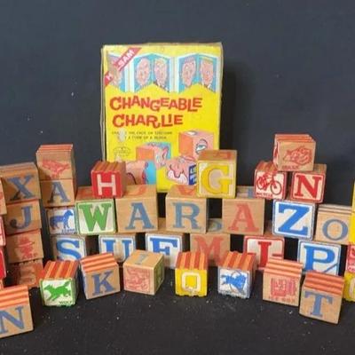 Wood Blocks & Changeable Charlie 