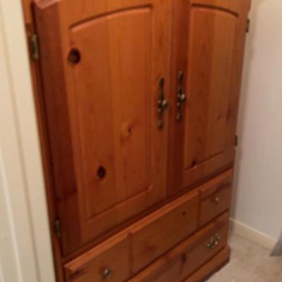 Knotty Pine Armoire