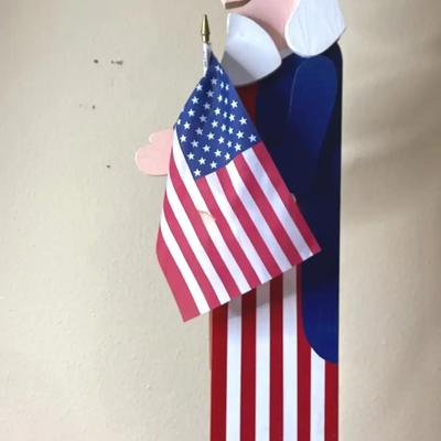 Wooden Uncle Sam Decor