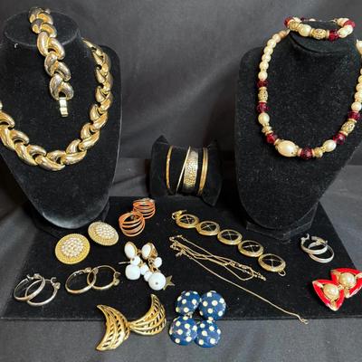 Gold Tone Jewelry and Fun Earrings