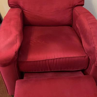 Basset Red Recliner 