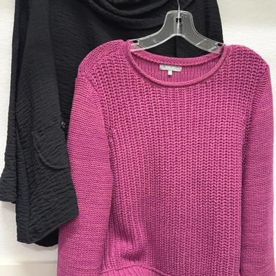 Habitat brand, women’s sweater (S)  and light weight blouse (XS) 