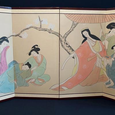 Japanese Four Panel Screen