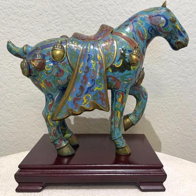 Chinese Cloisonne Horse