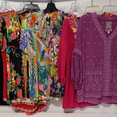 Johnny Was Shirts-Size XS- Beautiful Collection Of 7 Shirts