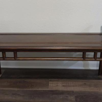 Bench Wooden Dark Brown