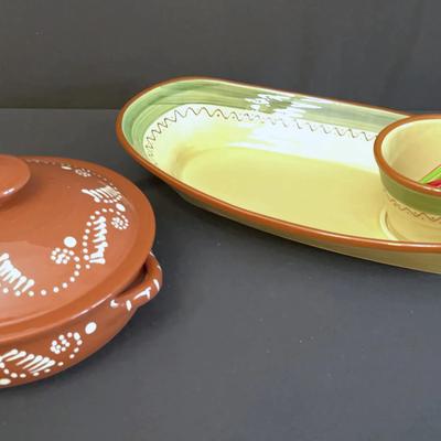 Sur La Table and Other Clay Serving Pieces