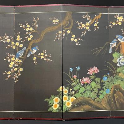 Chinese Four-Panel Screen