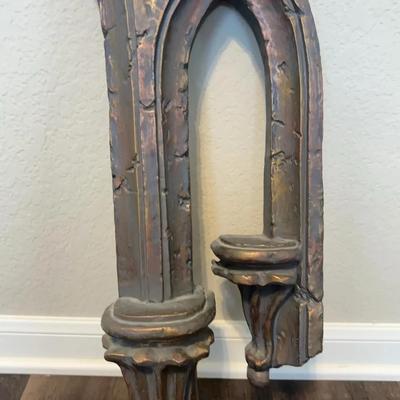 Made In Mexico Ornate, Architectural Wall Sconce