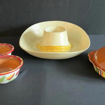 Let’s Fiesta!  Clay Serving Pieces