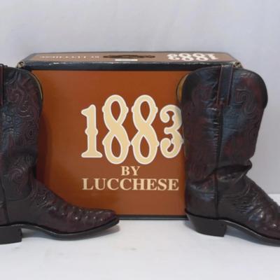 Lucchese Brown Cowboy Boots -Size 8B