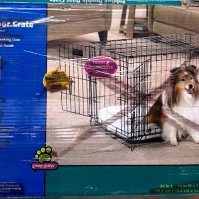 Safe and Comfy Double Door Dog Crate