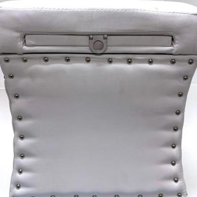 Elegant White Storage Ottoman