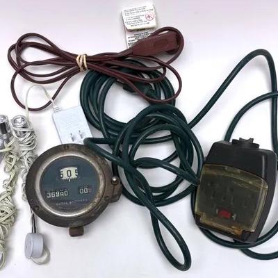 Vintage Speedometer and Extension Cord Collection