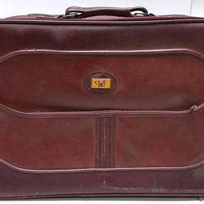 Vintage "Diane Von Furstenberg" Leather Suitcase