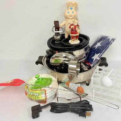 Large Vintage Kitchen and Holiday Collectibles Mix