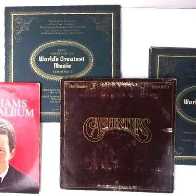 Collection of Vinyl Records "Carpenters" and Many More