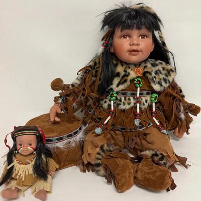 "Cathay Collection" Native American Porcelain Dolls