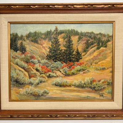 Framed Oil Painting