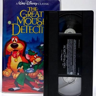 "Walt Disney" The Great Mouse Detective Black Diamond VHS