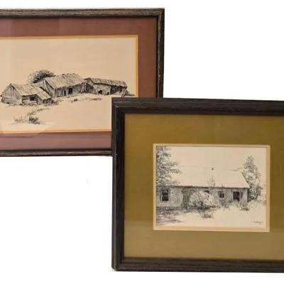 Framed "Tom Knapp" Art Pieces