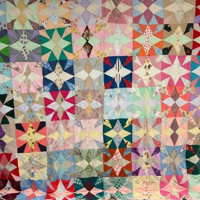 One of a Kind Handmade Scrappy Quilt