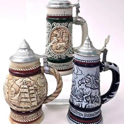 All About "Avon" Lidded Beer Steins 