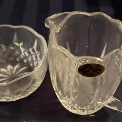 Blarney Genuine 24% Lead Crystal Creamer & Sugar Set (Boxed)