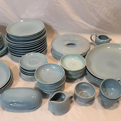 Russel Wright “Iroquois” Casual China - Ice Blue 