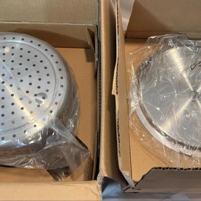 6 & 8 QT Straining Stock Pots - NEW