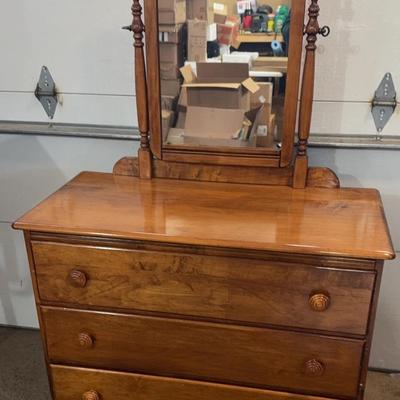 Vintage Dresser with Mirror 