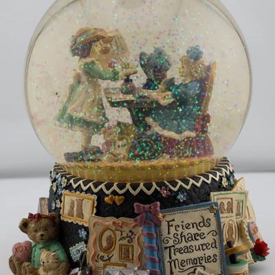 San Francisco Music Box Company Musical Snow Globe “Cherish the Thought”