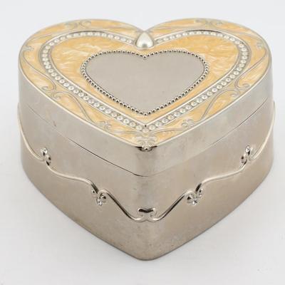 Things Remembered “Regal Elegance” Heart Jewelry Box with Swarovski Crystals