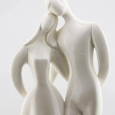 1977 Vintage Royal Doulton “Lovers” Porcelain Figurine – Modern Abstract Couple 