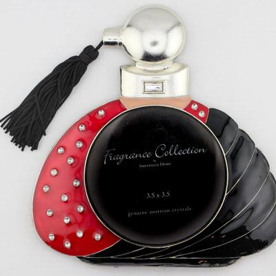 Fragrance Collection by Sheffield Home Picture Frame with Genuine Austrian Crystals
