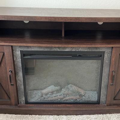 Home Electric Fireplace TV Console