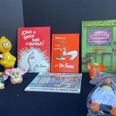 Spanish Reading Kids Books, Penguin Beanie Baby, Cabbage Patch Doll And More.