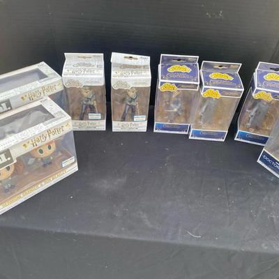 Characters From Harry Potter, Crimes Of Grindewald, And Dr Who 