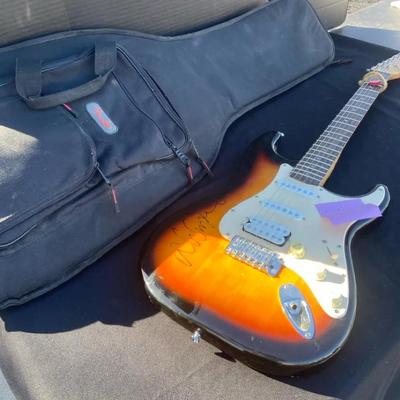 Alice Cooper Signed Squire Strat