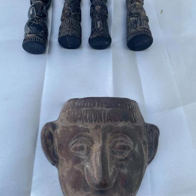 Carved Bone/horn Figurines 