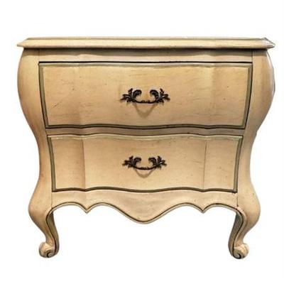 Lot 085  
White Furniture Company French Provincial-Style Bombe Nightstand