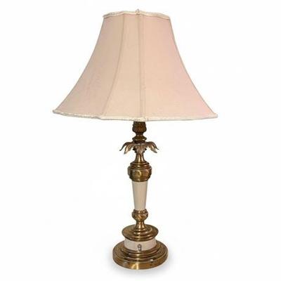 Lot 081  
Stiffel Table Lamp Vintage Hollywood Regency Style (R)