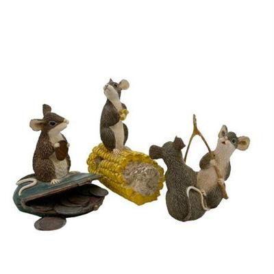 Lot 273   
Munro, After The Party Mouse Figurines, Three (3)
