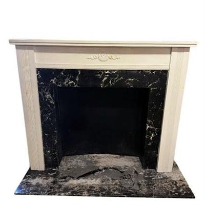 Lot 088  
Faux Fireplace Mantel, Free Standing