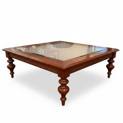 Lot 009  
Ethan Allen, British Classics, Square Coffee Table