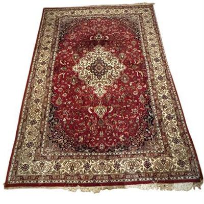 Lot 018   
Traditional Tabriz Elaborate Hand Woven Rug