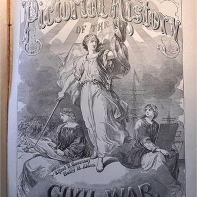 Lot 001   
Rare illustrated 1866-1868 Harper's Pictorial History of the Civil War Book Set