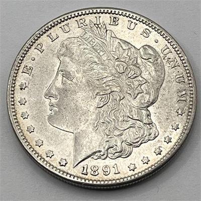 Lot 314  
1891-S Morgan Dollar Coin