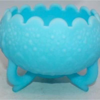 Lot 059   
Fenton Footed Rose Bowl